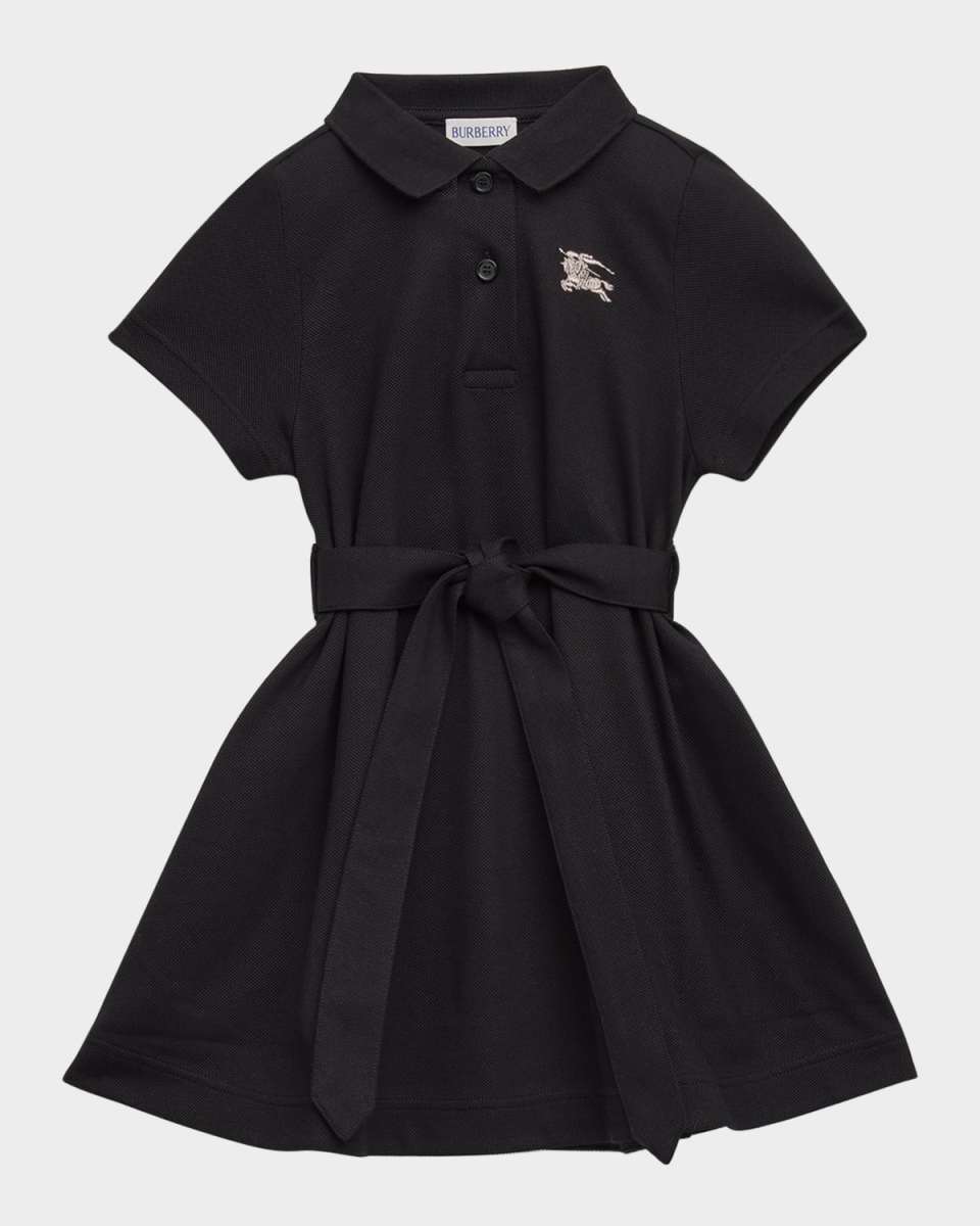 Girl's Astrid Belted EKD Polo Dress, Size 4-